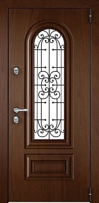 Входная дверь Gestober-9 (МДФ Филенчатый / Порошковое напыление) - внешняя сторона
