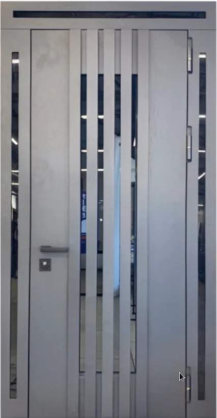 Входная дверь Zitadelle-12 (Порошковое напыление / Ламинат) - внешняя сторона